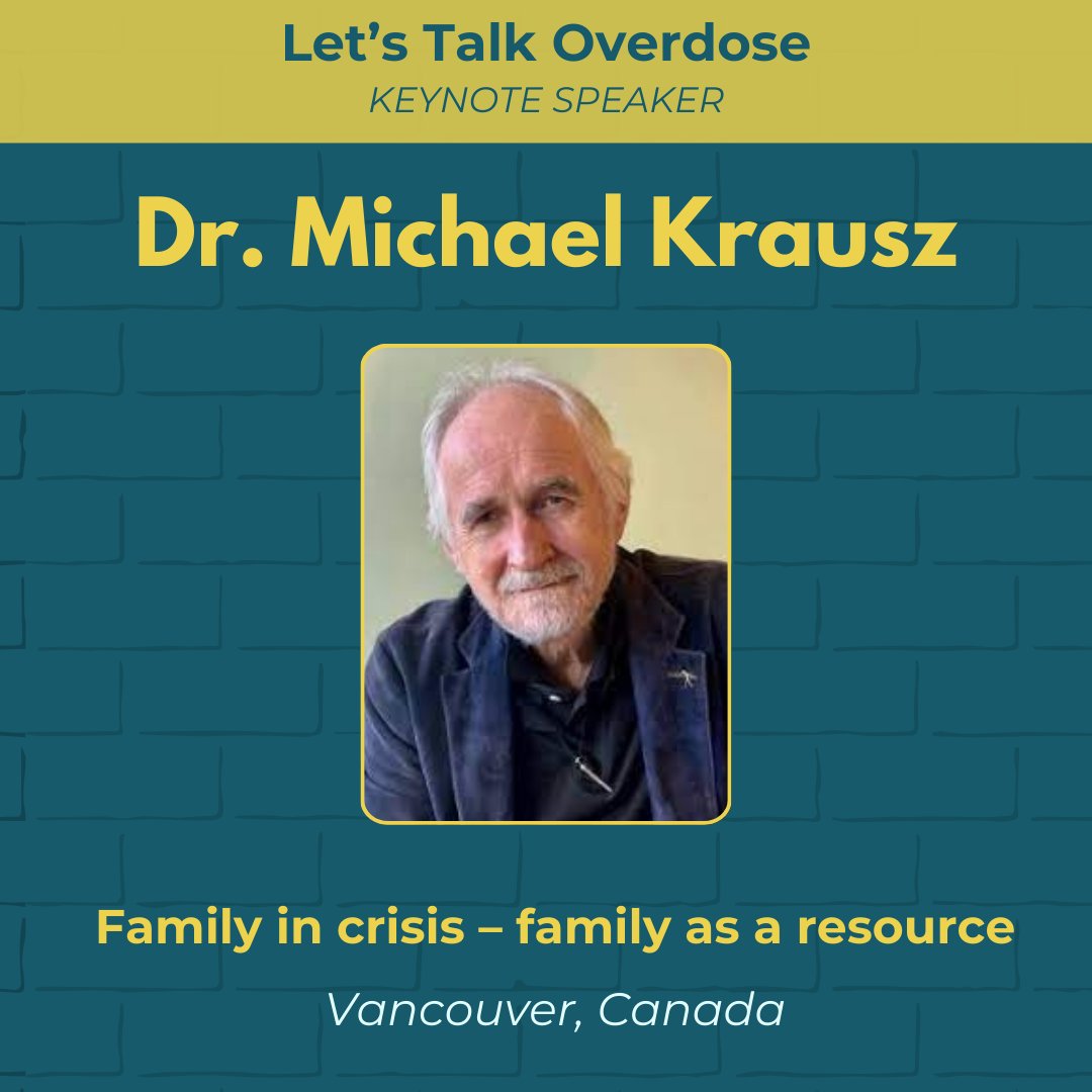 Meet the first two keynote speakers at the Let's Talk Overdose conference! We are pleased to welcome Dr. Michael Krausz @UBC_Psychiatry @UBC_IMH @Advancinghlth @UBCmedicine & Dr. Maximilian Meyer. Get your FREE ticket for this virtual conference on May 7: bit.ly/ltod24