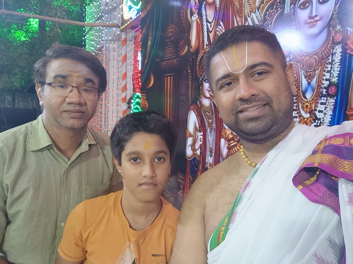 @dushyanthsridar Namaskaram...It was a blissful experience over the last 3 days here in west mambalam...more than me, my son enjoyed your pravachanam...🙏🙏