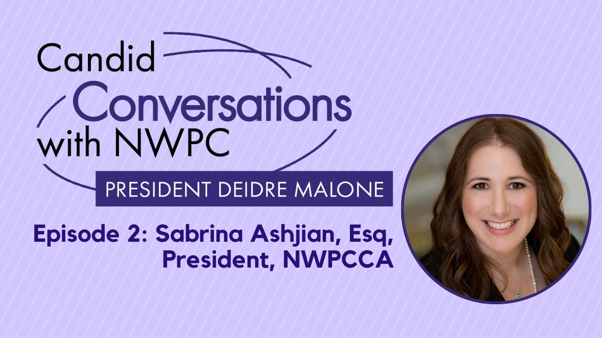 Our second episode of Candid Conversations is live! Join @deidremalone and @sabrina_ashjian as they discuss the critical work happening at @NWPCCA youtube.com/watch?v=fBuXk9…