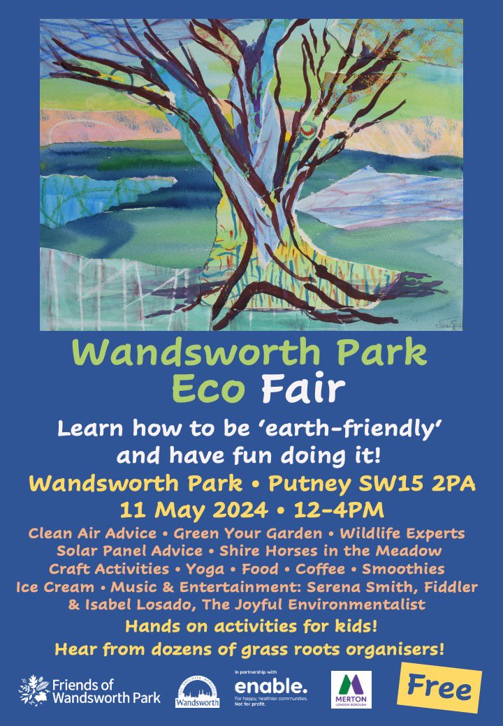 Come to our Eco Fair @WandsworthPark @EnableParks @enableLC @wandbc @Merton_Council
