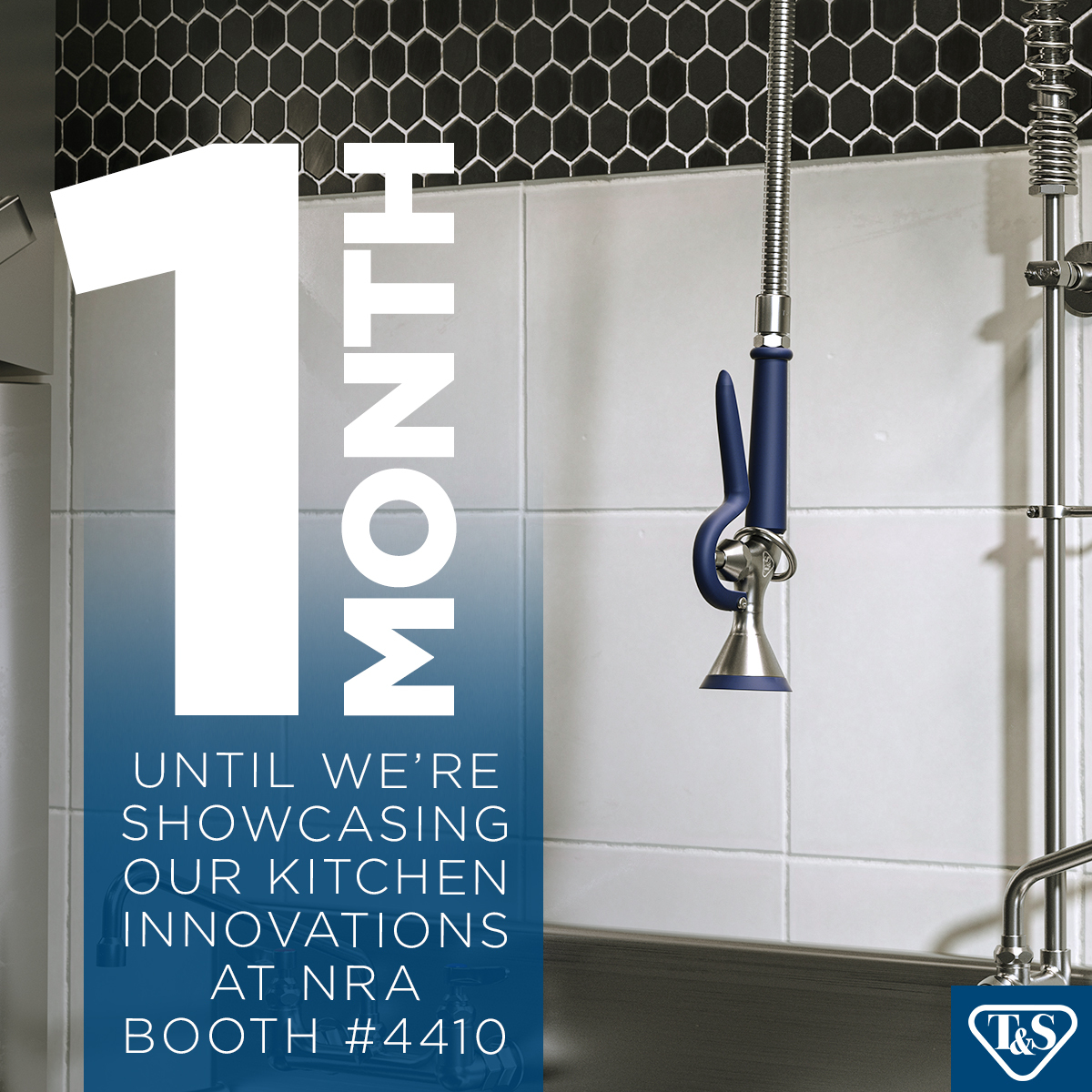 The countdown to the National Restaurant Association Show in Chicago is officially ON! Just 1 month to go, and T&S can't wait to bring you the latest in commercial kitchen innovation at booth 4410! Mark your calendars for May 18-21. See you there! #2024RestaurantShow