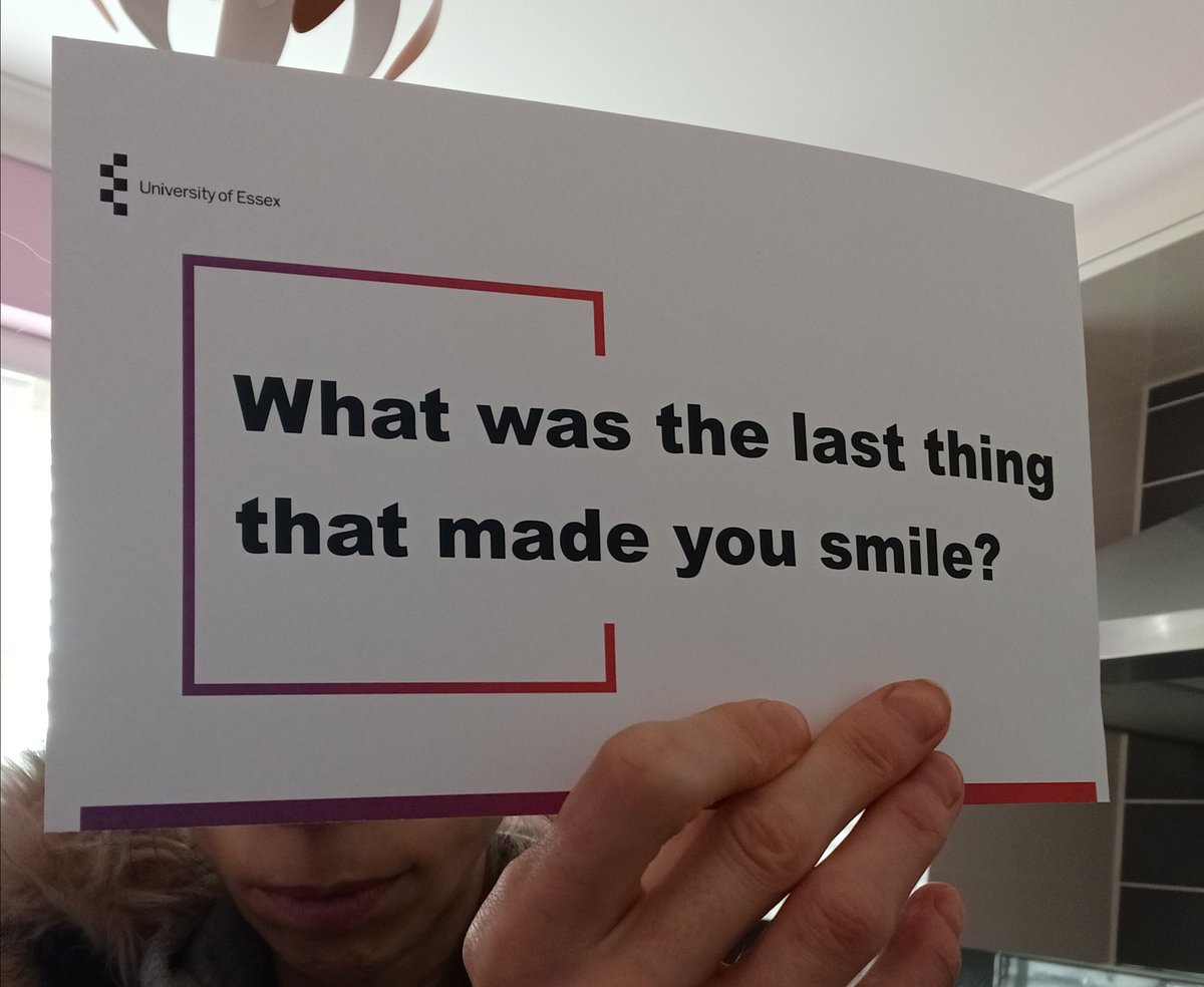 When it comes to delivering workshops for researchers, I like to do something a little bit different. Sneak peek of some cards for the afternoon activity in May's communication and engagement training. #ResearchImpact What made you smile today?