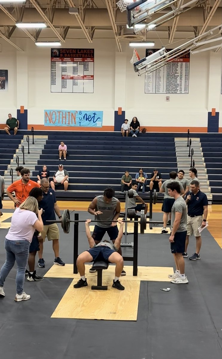 SLHSABC's tweet photo. What a fun, exciting and successful night for Lift-A-Thon 2024! Great to see these young athletes compete for themselves and raise funds for their program!! #7Lakes🏈 #SpartanFootball #LetsGoLakes https://t.co/2qSaS0dema