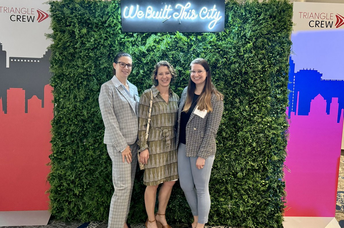 Some of our attorneys attended the 25th Annual @Triangle_CREW Champion Awards yesterday! We are so happy to be able to connect with other Raleigh-Durham commercial real estate professionals & celebrate industry champions. #commercialrealestate #womeninrealestate