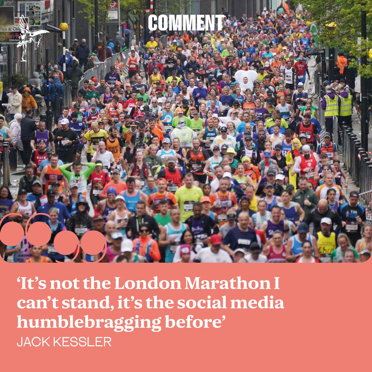 'The old joke about how do you know if someone is from Yorkshire (they’ll tell you) applies double to marathon runners,' writes @JackKessler1 Read more: standard.co.uk/comment/london…
