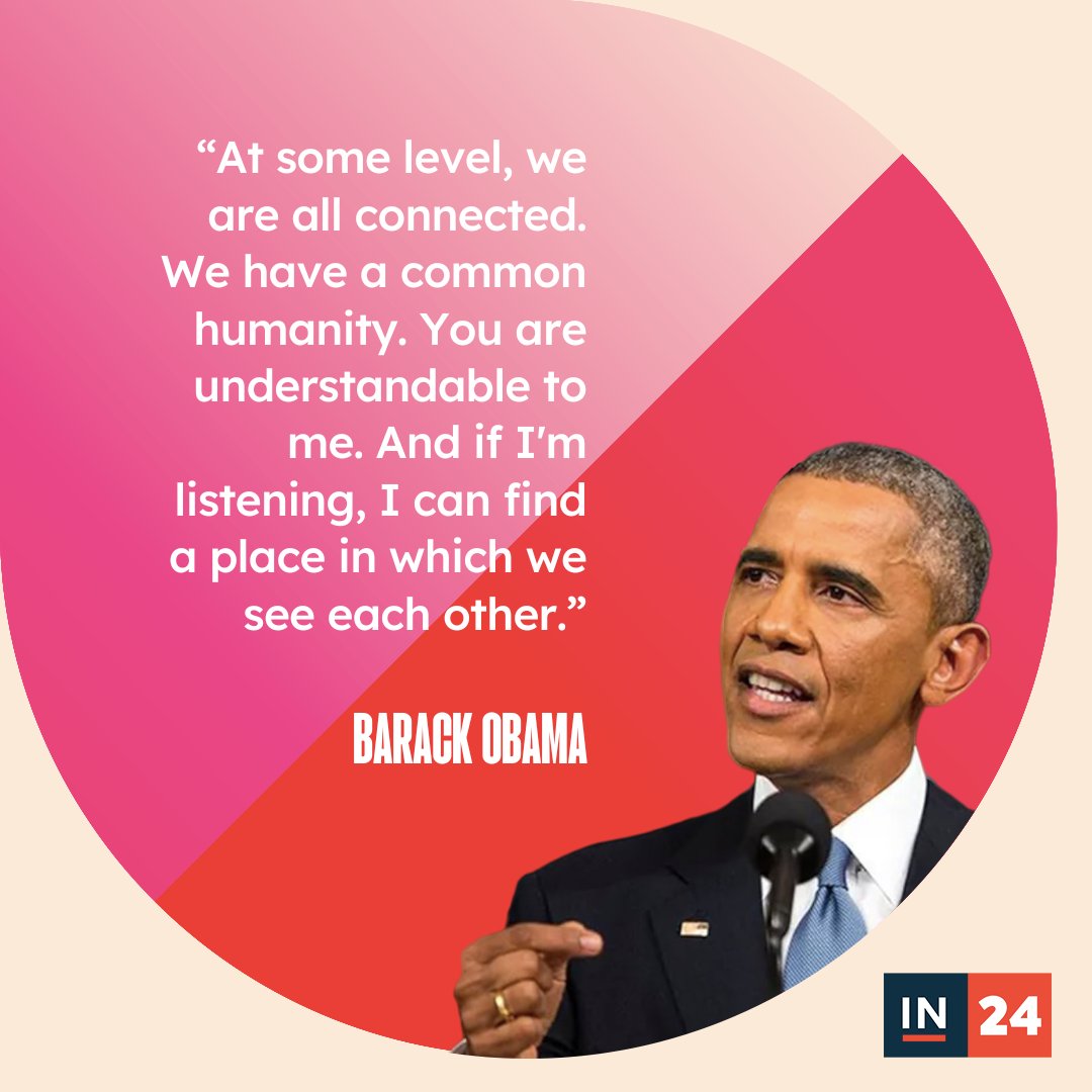 President @BarackObama's INBOUND session was a poignant reminder of our shared humanity & the power of storytelling. Get more of his tips on fostering a culture that values inclusive decision-making, by listening to one another to find common ground: bit.ly/3VY0uKJ