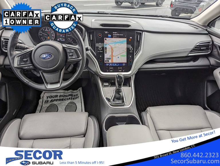 New arrival! Don't miss this Pre-Owned 2021 Subaru Outback Limited. Exterior Color: Ice Silver Metallic | Power Moonroof | Leather Upholstery | AWD | Harman/Kardon Surround Sound Speaker System & more! Check it out: bit.ly/3W38A4I

#Subaru #Outback #SubaruOutback #CT