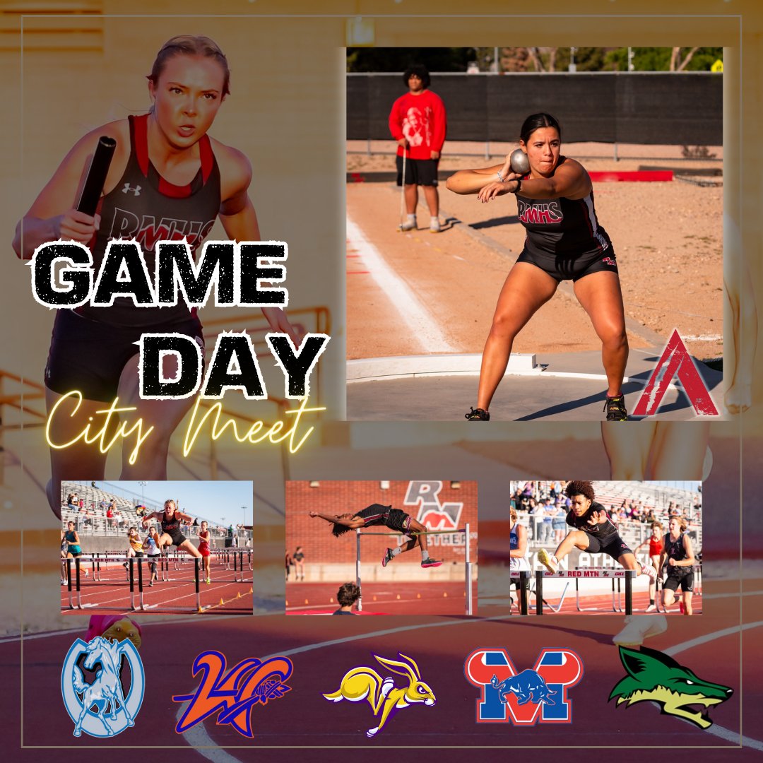 Good luck to RM Track and Field at the Mesa City Championships Friday at Westwood High. #Represent