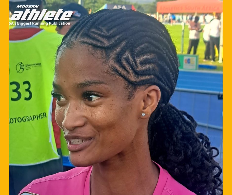 That was a massive effort from Rogail Joseph in the 400m hurdles at the SA champs in Maritzburg, pushing national champion Zeney Geldenhuys all the way and collecting the silver in an Olympic qualifying time of 54.84 seconds! #MzanziAthleticsSuperheroes
#ASASeniorChamps