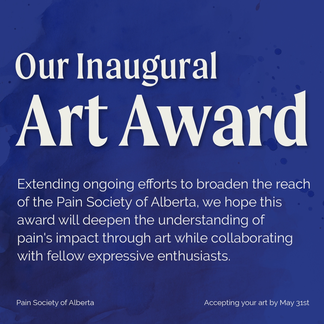 Express your journey, resilience, and strength through art! 🖌️💙 

👉 Award details and eligibility criteria at painab.ca/artaward
⏰ Submit your art by May 31st

#ArtAward #PainABArt