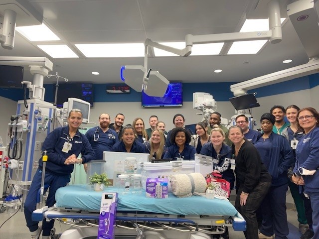 Shout out to our Emergency Department for exemplifying two of our core values of compassion and teamwork. Together they collected and donated items to support a program participant of our Hospital Violence Intervention Program.