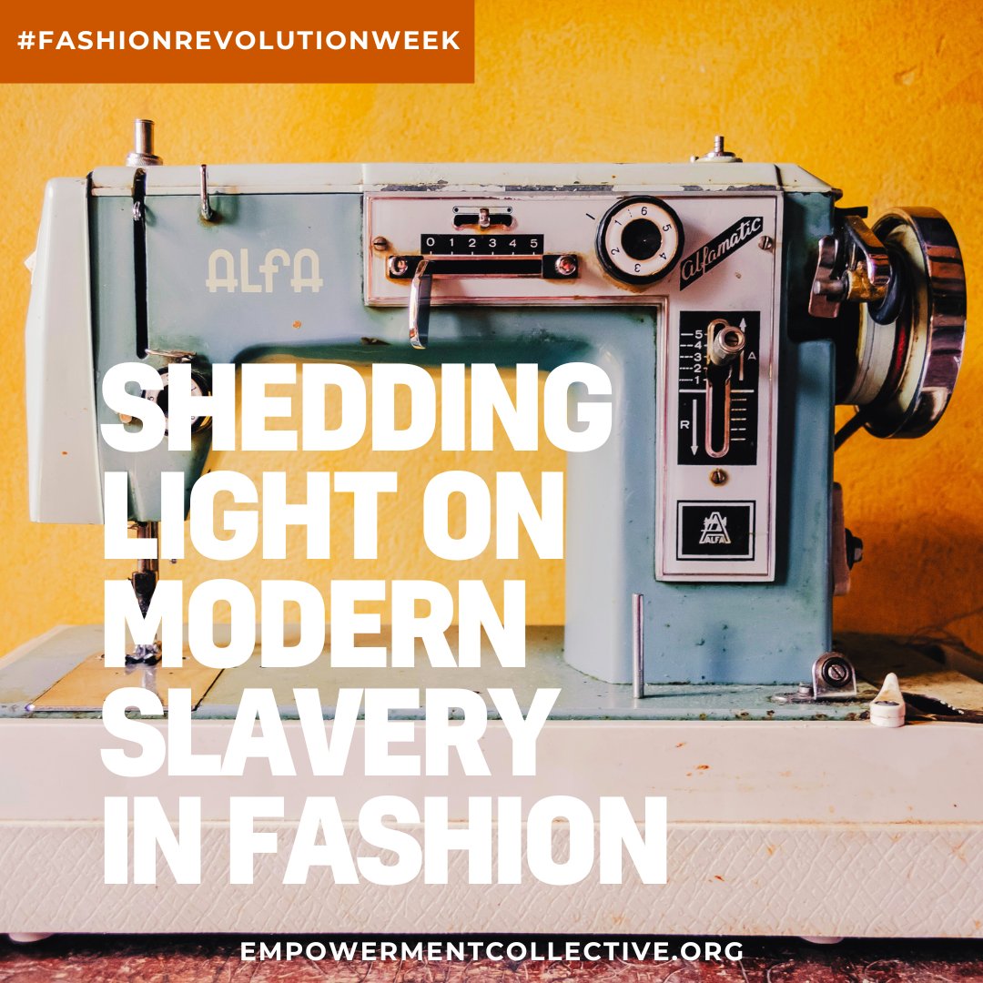 Shedding Light on Modern Slavery in Fashion
<a href="/Fash_Rev/">Fashion Revolution</a> 
Together,  let's shine a light on the hidden injustices of the fashion industry  and work towards a future where all workers are treated with dignity and  respect. #fashionrevolutionweek 
empowermentcollective.org/post/shining-a…
