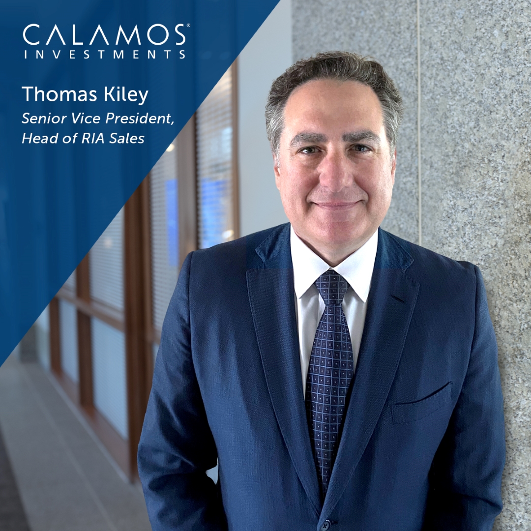 Welcome Thomas Kiley to the Calamos family. Tom will lead RIA strategy & business development for the firm and joins after having spent nearly two decades with BlackRock. We invite you to read more in our press release: okt.to/sGyB5O #CalamosCareers