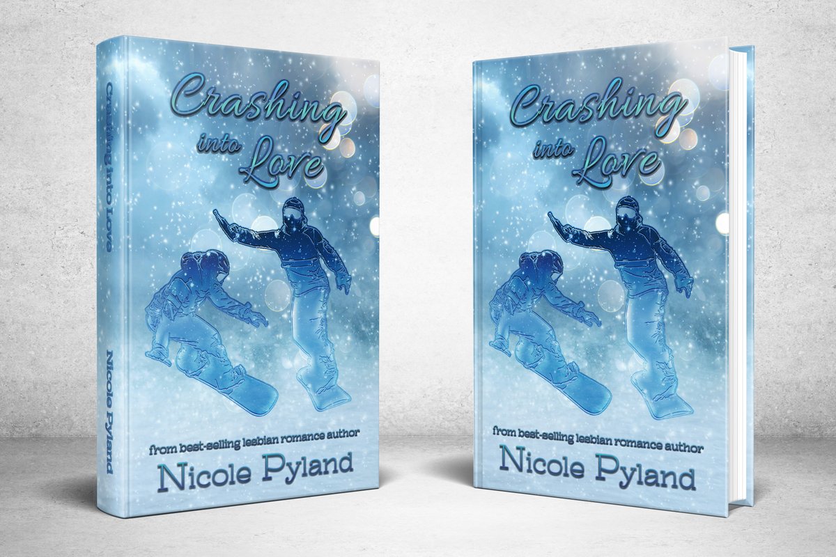 Today is the day! 🏂 Crashing into Love is out in the wild in e-book, paperback, and hardcover. This is a competitors-turned-lovers, secret-crush, single-parent, slow-burn story featuring snowboard cross as the main event. Get your copy here: amazon.com/dp/B0CWNTK7DQ #sapphic