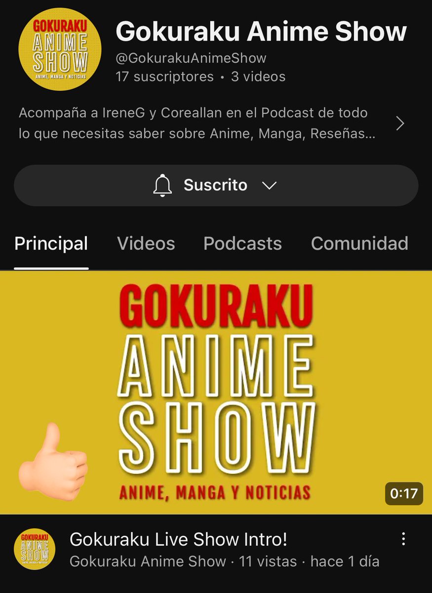 shawnhanter's tweet photo. @Coreallan en cuanto escuche que dijiste que había podcast del Gokuraku en seguida me suscribí https://t.co/LqPVASvwIh