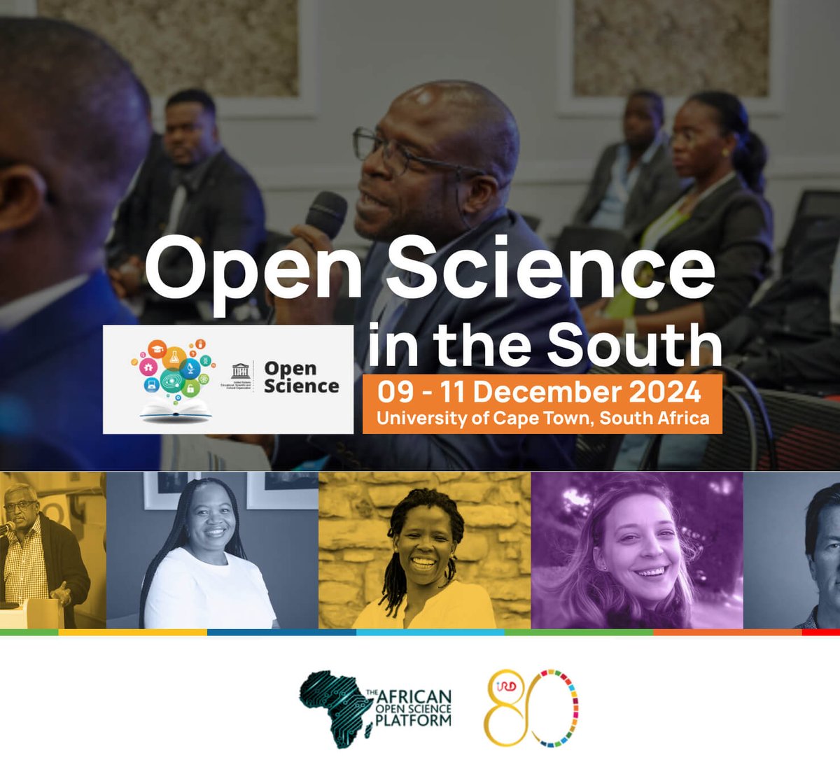 The third edition of the 'African Scientific Publishing We Want' open science conference in the South will be held in Cape Town, South Africa, from December 9 to 11 on the theme of African scientific publishing. ⏰ Submit your ideas before June 30, 2024: aosp.org.za/open-science-s……