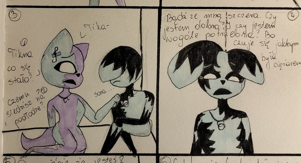 Xtonki's tweet photo. 1/?

This is my first comic book I made.
And this is the opening of my first AU "star constellation" (I will change the name someday) .
The name of this comic is "am I a good person?"

[Tikna,Sona]
 
#SmilingCrittersAU 
#SmilingCrittersOC 
#SmillingCritters https://t.co/Dq824atqHE