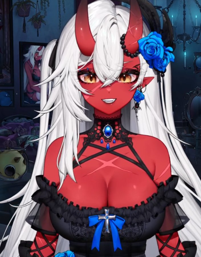 Our Oni has become even more beautiful!! Look at that gorgeous @yoclesh 2.0! 😍🥰 @Nanoless_ and @2wintails did a wonderful job bringing her to life!