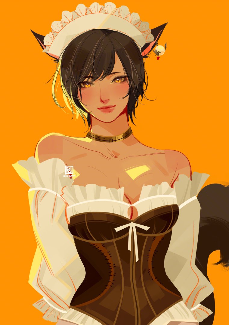warrior_of_light_(ff14) 「long time no cmm post, but today I finis」|mhai @ opening emergency c🍊mms!のイラスト