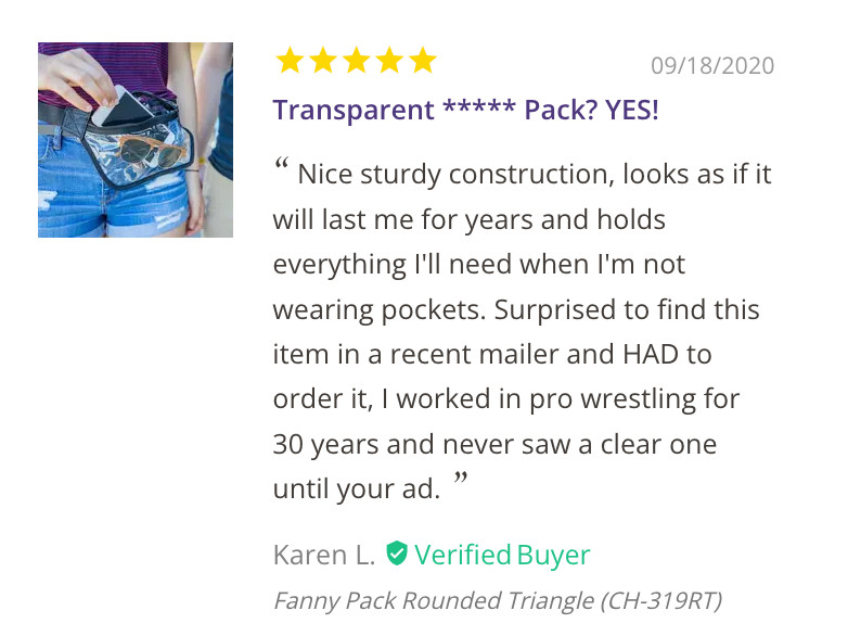 Clear Fanny Pack Review
Wholesale pricing available on orders of 50+ units
clear-handbags.com/products/fanny…
#clearplasticlunchbags #clearbagsforwomen #clearbagsforwork #cleardesignerpurse #transparentbag #designerclearhandbags #seethrupurse #wholesaleclearbags #stadiumbag #clearpurses