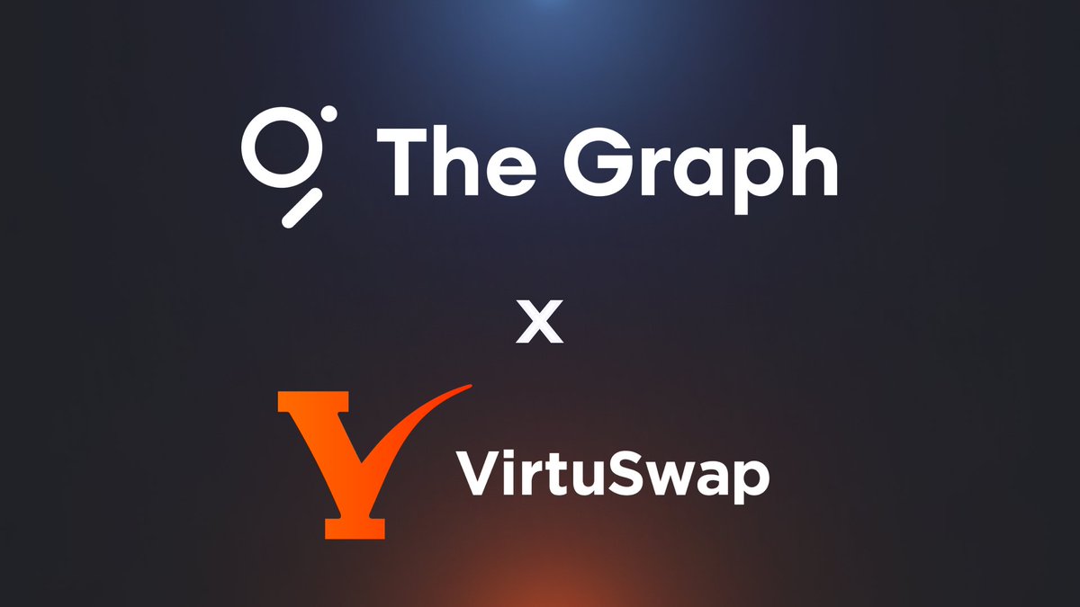 The VirtuSwap subgraphs are now live on The Graph Network! We've used @graphprotocol to organize blockchain data through subgraphs — open-source APIs easily queried via GraphQL. Aggregators can now easily integrate VirtuSwap's reserve-based trading system using subgraph data.…