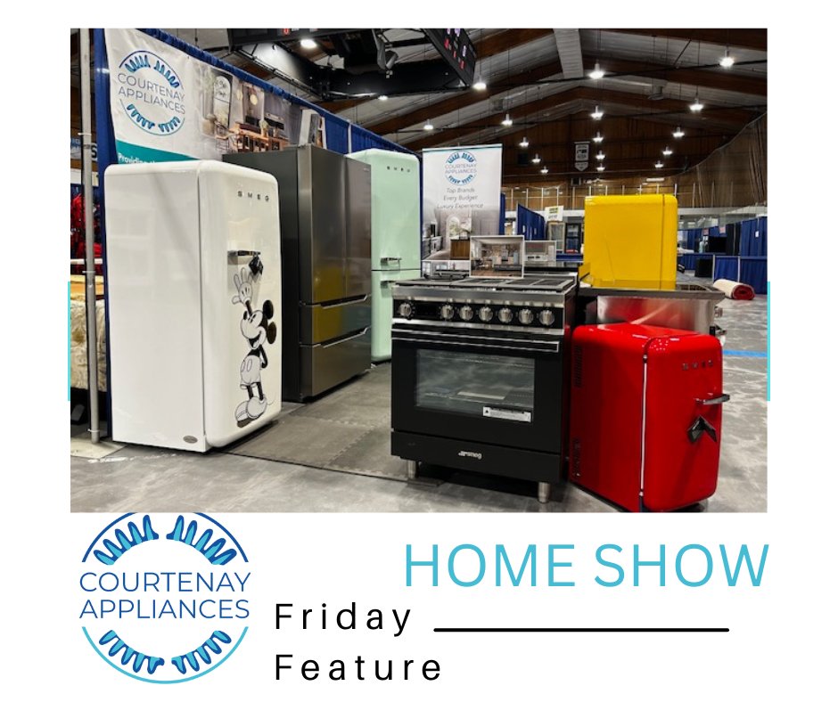 Setting up this weekend at the Comox Valley Home Show at the Sport Center on Vanier. Come check out all the new Smeg appliances! #homeshow #smeg #comoxvalley #weekend #winatrip #freeadmission #courtenay #giveaways