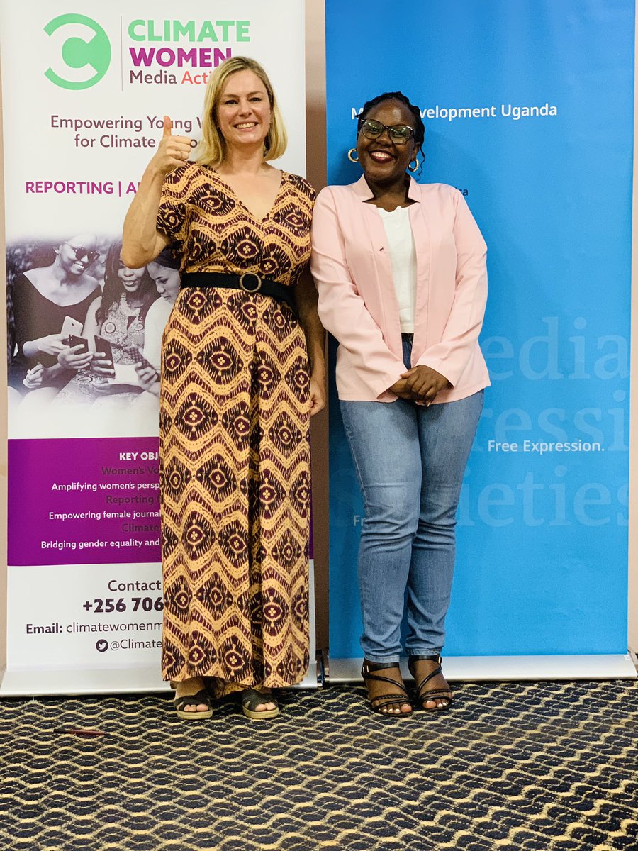 ClimateActionug's tweet photo. Our Vision is to build a community of confident female journalists that tell impactful climate stories. 
🥳Today our Team Leader pitched to a team of judges during the @dw_akademie #ActionLab 
To secure funding to make capacity building accessible for all female journalists. https://t.co/ZjR4yMGzny