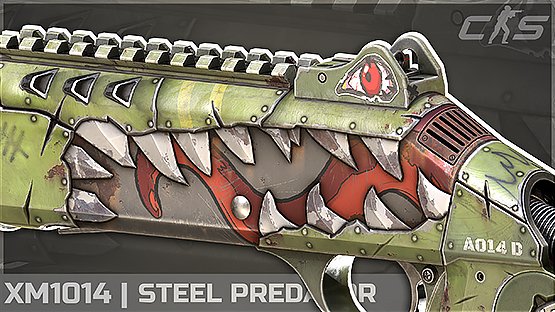 Hey Guys!📢
New skin for <a href="/CounterStrike/">CS2</a> 
A little fantasy of what a XM1014 would look like if it were assembled from what was at hand😏

XM1014 | STEEL PREDATOR
steamcommunity.com/sharedfiles/fi…