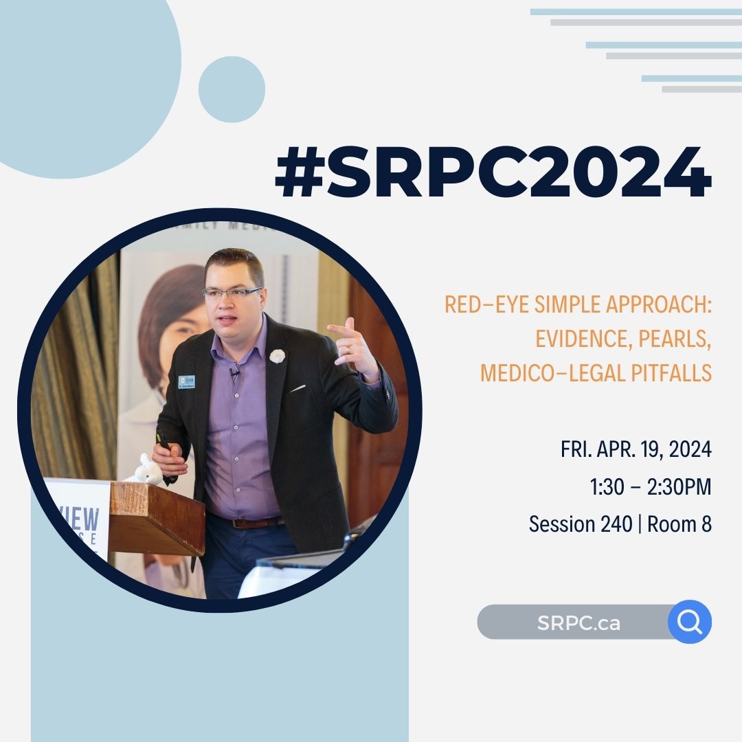 We hope to see you all there 😁 #SRPC 2024

#Healthcare #Medicine #Doctor #FamilyMedicine #FamilyPhysician #CCFPExam #MedSchool #MedStudent #CFP