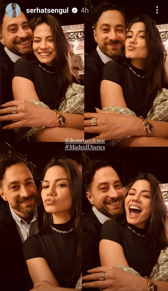 sandrickssh1's tweet photo. #DemetÖzdemir👑🌟🇹🇷 @dmtzdmr #Madrid #Spain #España 🇪🇸 #MadridDiaries #SerhatSegul #Friendshipzone Lo que se viene solo cosas positivas 🙏✌️🫶 Todas las Buenas Vibras y Energias para Tu Vida y La Nuestra. Verte Feliz Nos alegra #MutluEtKendini #UnaMujerFeliz https://t.co/NNbSo1AIGt