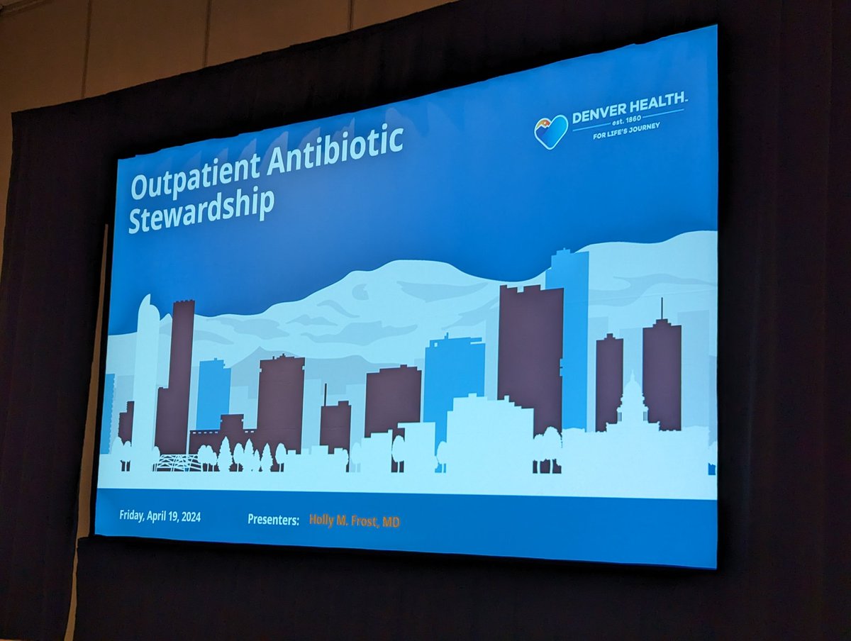 NateShivelyMD's tweet photo. Next up is @HFrostLab talking about Outpatient Antimicrobial Stewardship.

Talking about stewardship of a team sport and importance of culture.

Work with people on the ground, don't be Big Brother. 

#SHEASpring2024

1/ https://t.co/8VwzfDJVE6
