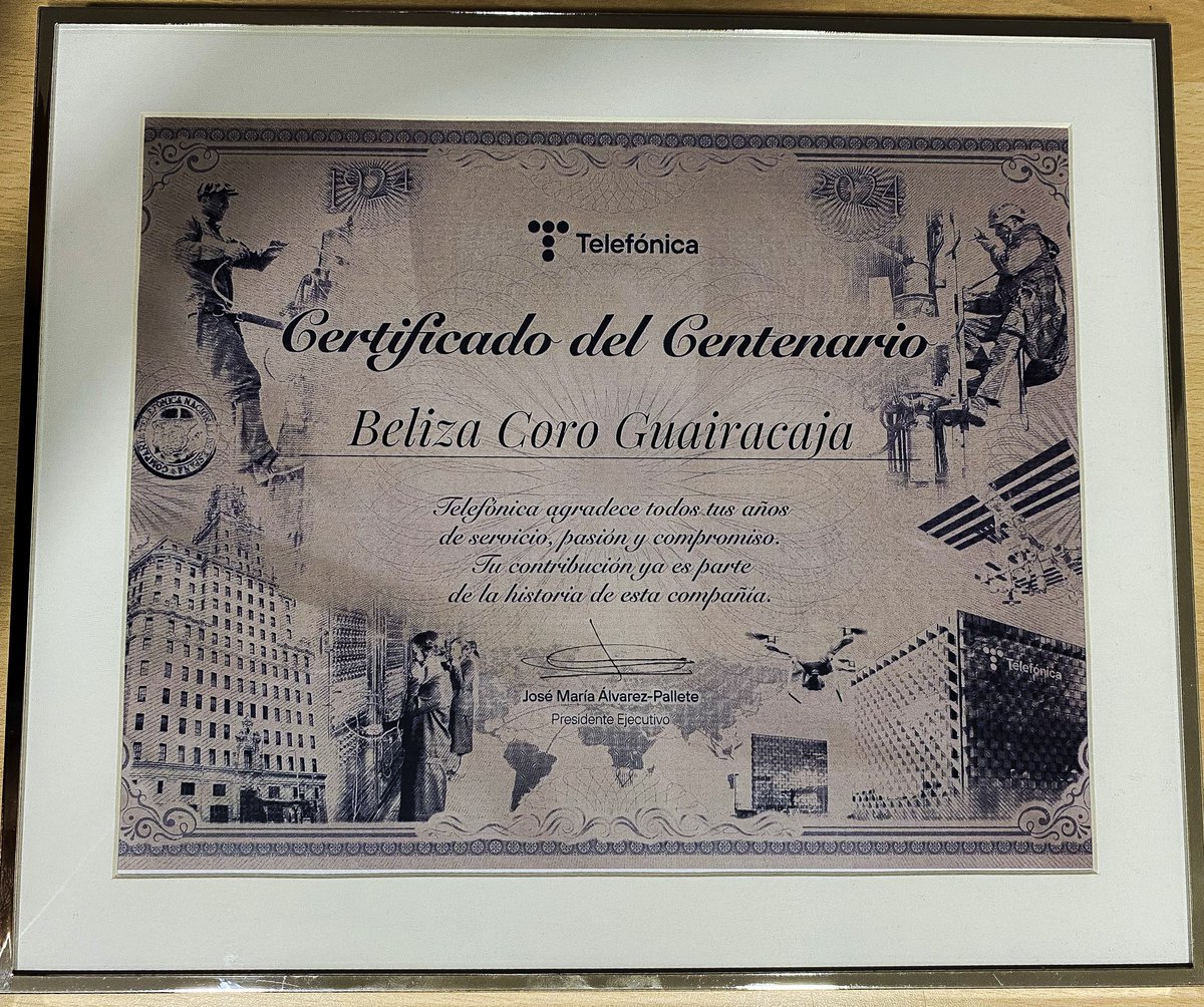 Hoy <a href="/Telefonica/">Telefónica</a> cumple 100 años. Me siento muy orgullosa de ser parte de una compañía que cree en el talento diverso. Donde la #inclusióndigital es un factor clave que trascendiendo las fronteras del ámbito empresarial para convertirse en una auténtica prioridad. 
#Telefónica100