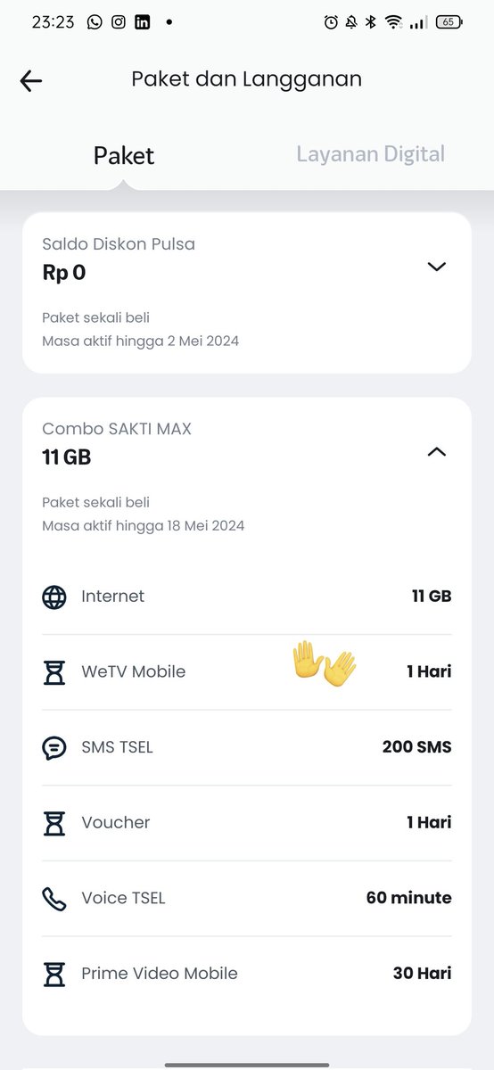 eclipseolaire's tweet photo. Ini maksudnya gimana ya min? @Telkomsel kok abis dibeli langsung berubah nih?? 😌 Tolong dong min https://t.co/F5Ueuuz1IQ
