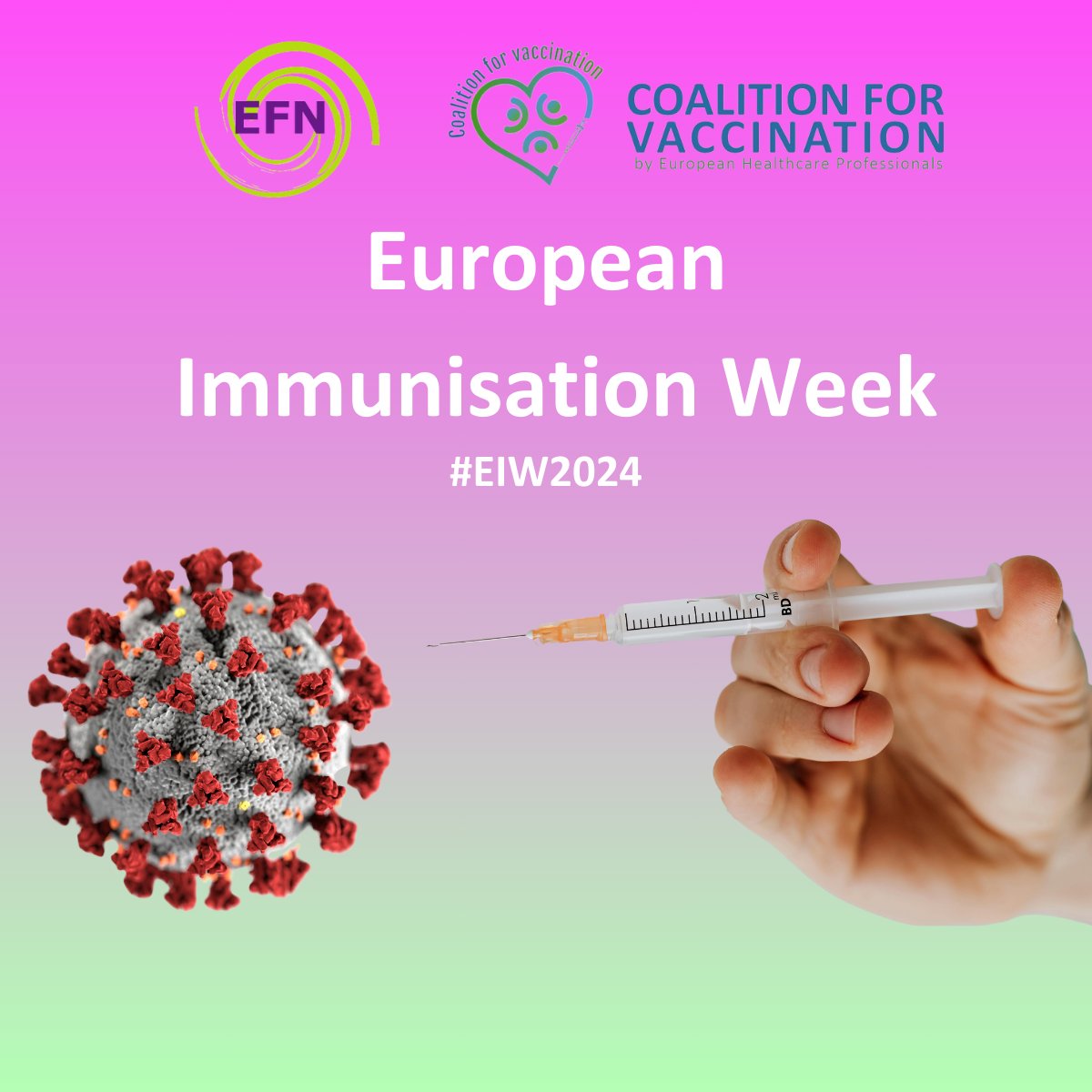 COVID-19 vaccines have saved more than 1.4 million lives in the WHO European Region! Trust vaccines and contribute to the fight against preventable diseases! #EFN #EIW2024 #Nurses #Prevention #Longlifeforall #EPI #COVID19 #vaccination #coalitionforvaccination #UnitedInProtection