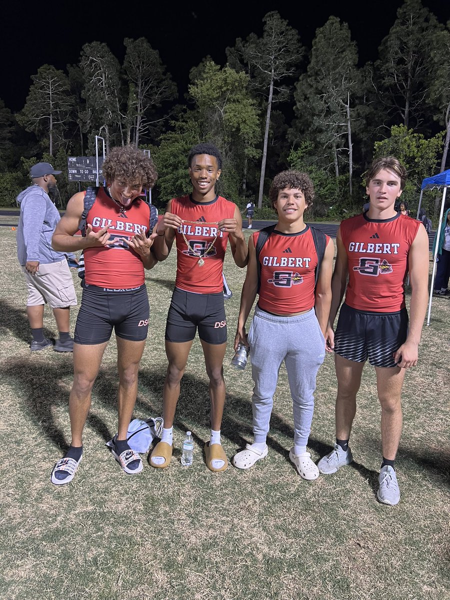 PRs and School Records!! 

Bennett Reid 400m hurdles - School record and PR! - 58.91 

Kyle Turpin javelin school Record &amp; PR - 147-4 

Chance Guthrie PR 200m - 22.9 

Boys 4x4 PR  -  3:37:12