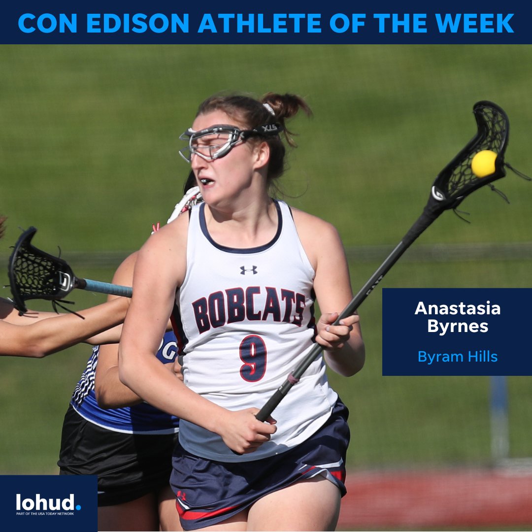 The Con Edison Athlete of the Week is Byram Hills’ Anastasia Byrnes. @ConEdison @ByramAthletics @ByramHillsGirlsLax @LoHud_Debbie #conedathlete Read more here: bit.ly/3JrW7jA