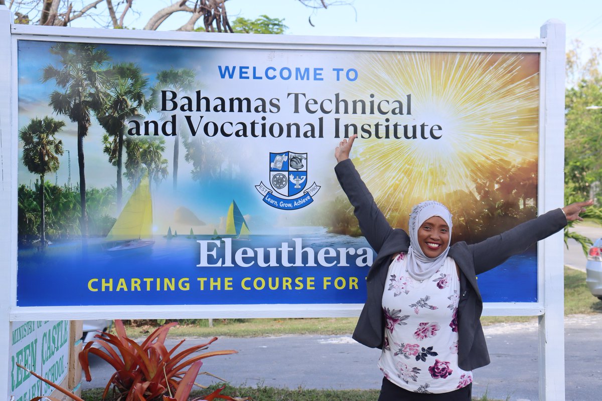 What you see in this photo is how we ALL feel here at BTVI!
Head of Department for Business Trades, Kerima Smith, was a part of yesterday's seminal moment.
We are proud to be on the ground in Eleuthera. We are BTVI Proud!
.
.
.
#btvieleuthera #btvi242 #btvi #btviproud #bahamas