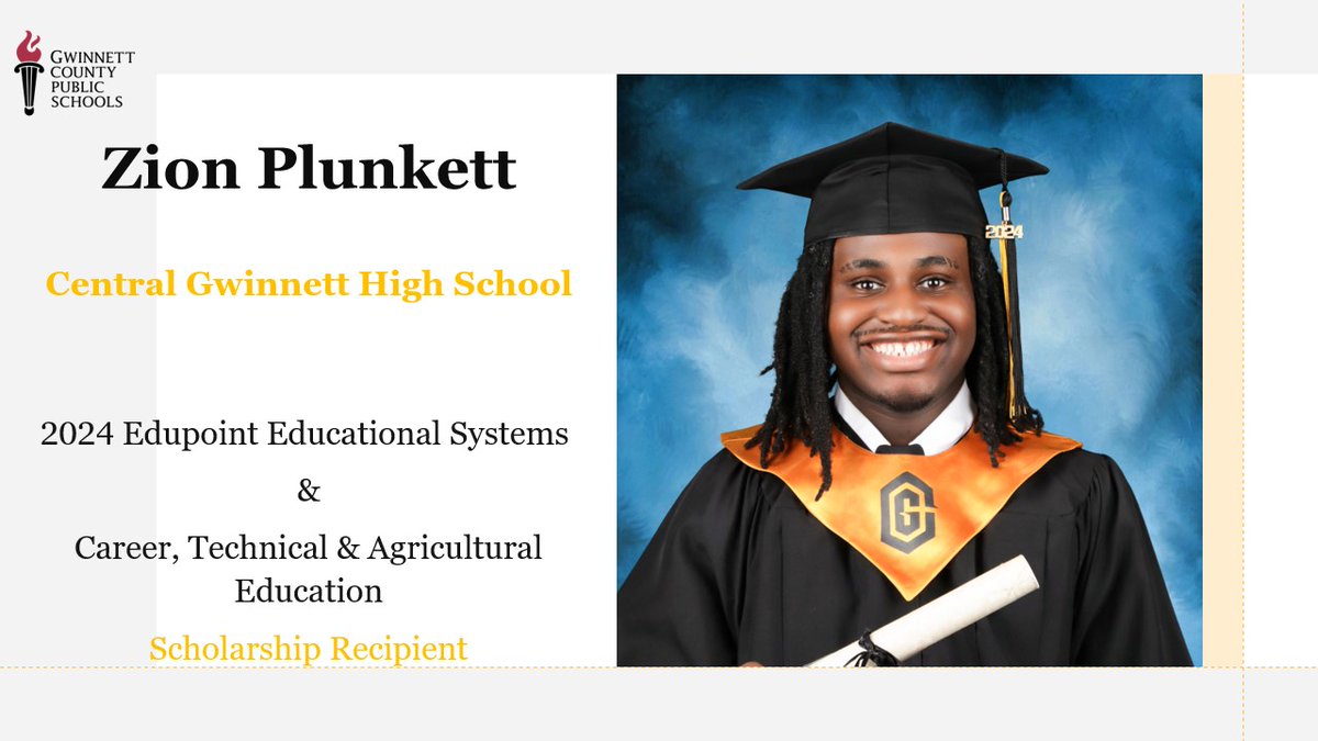 Congratulations Zion! Proud CTAE Educator &amp; Mother moment!