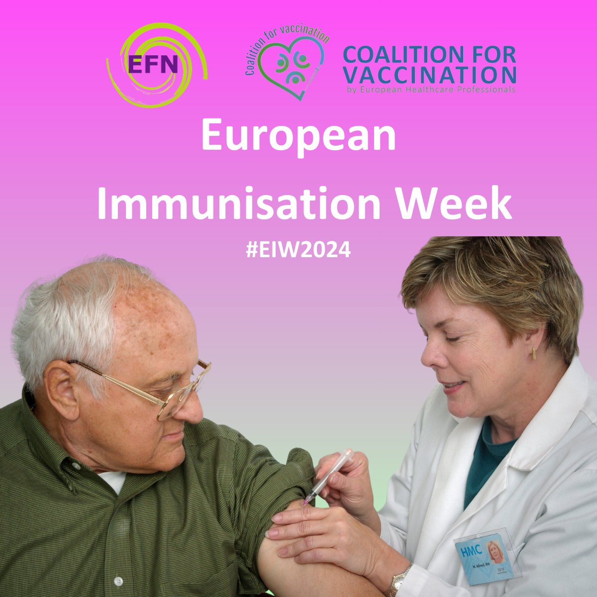 Vaccines are safe at all ages! Listen to your healthcare provider and make sure to be up to date with your immunisation. #EFN #EIW2024 #GetVaccinated #Nursesforvaccination #Nurses #Prevention #Longlifeforall #EPI #vaccination #coalitionforvaccination #UnitedInProtection