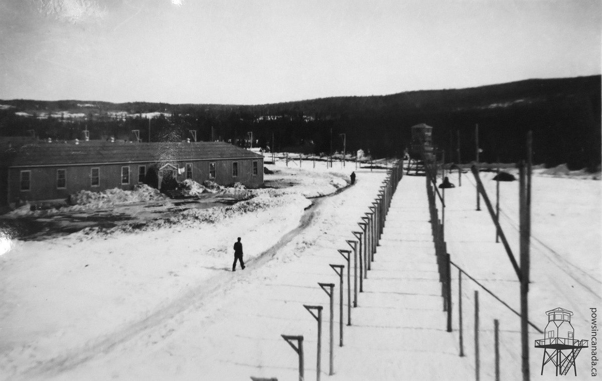 michaelsohagan's tweet photo. On this day in 1941, guards posted at Prisoner of War Camp X (Angler) in Northwestern Ontario made a troubling discovery: the prisoners had staged what would become the largest escape from a Canadian internment camp during the Second World War. #pow #wwii #escape https://t.co/9Vbg5rn1T3