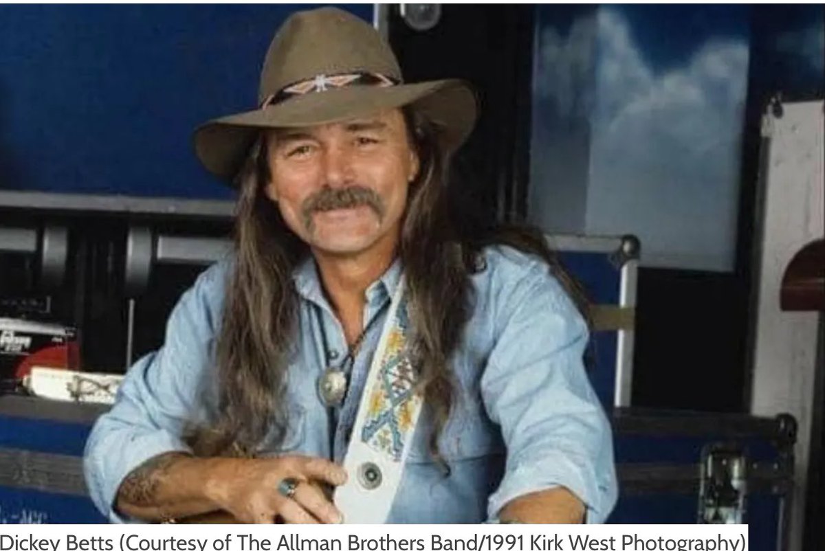 Ramblin’ Man has passed. Dickey Betts, the legendary guitarist, singer and songwriter, best known as the sidekick to Greg and Duane Allman leaves us with some of the most iconic music of all time. The unique, rough and tough partyman, immortalized in celluloid as the Billy Crudup