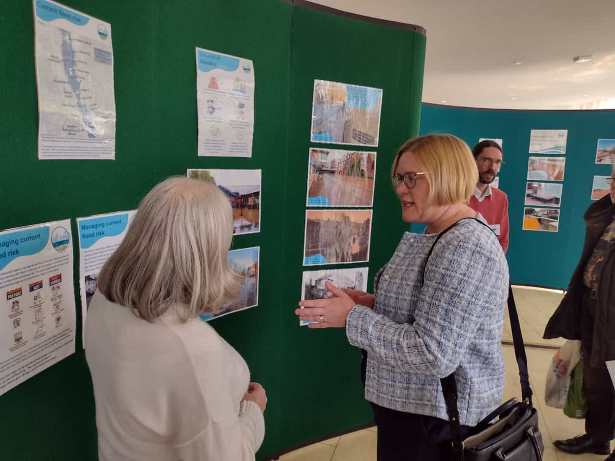 Yesterday I attended the public information event for the Guildford Flood Alleviation Scheme. I thoroughly encourage anyone living or working in #Guildford to view information about the scheme and share their feedback before 17th May 2024. consult.environment-agency.gov.uk/thames/guildfo…