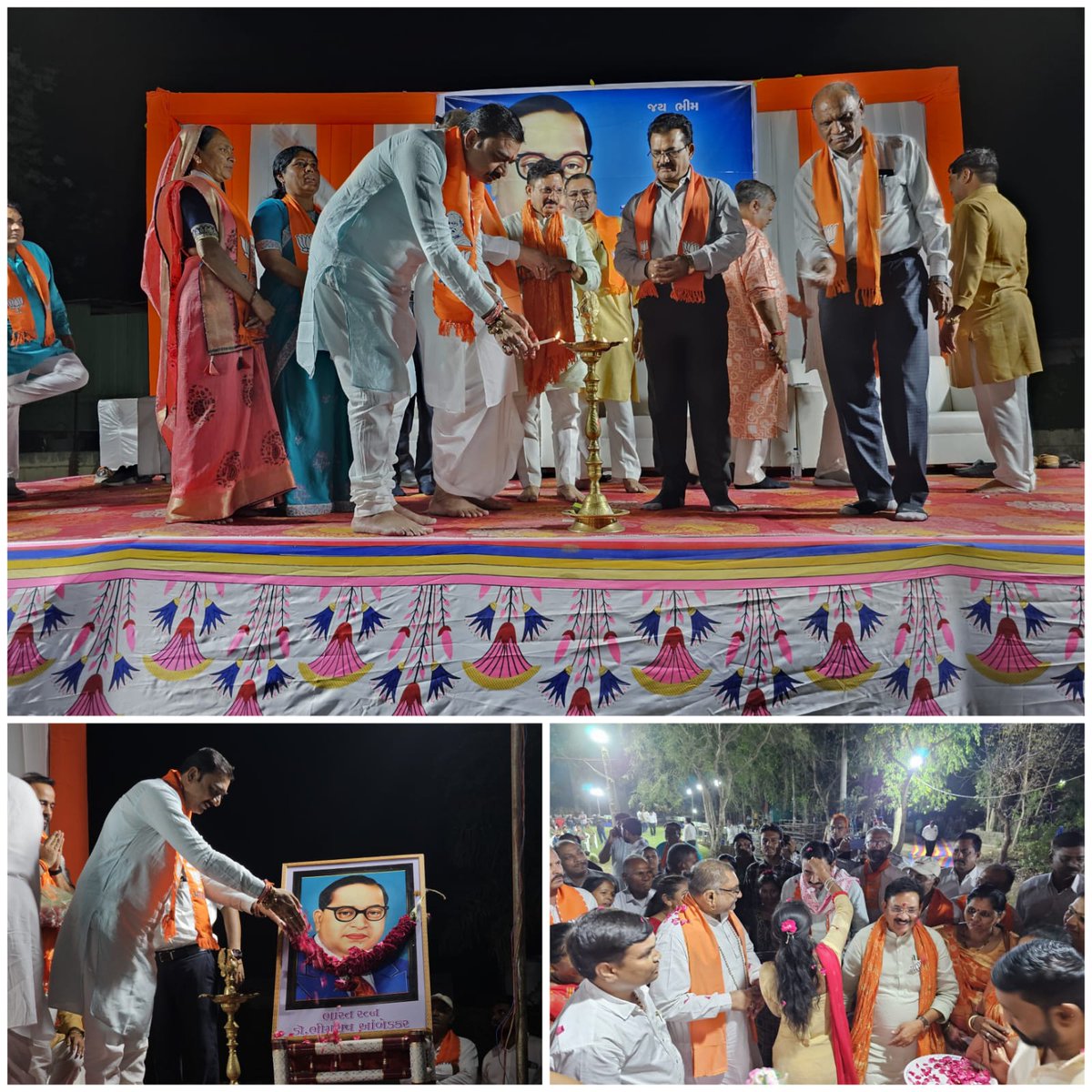GautamtGediya's tweet photo. આજરોજ ખેડા લોકસભાના ઉમેદવાર શ્રી @devusinh ના સમર્થન માં હાથીજણ ખાતે અનુસૂચિત જાતિ સમુદાય ના મહાસંમેલન માં ઉપસ્થિત રહી ભવ્ય વિજયી બનાવવા માટે સૌને અપિલ કરી આ પ્રસંગે શ્રી @ishambhutundiya @JivrajChauhan4 જીલ્લા અધ્યક્ષ અજયભાઈ સહિત મોરચાના આગેવાનો મોટી સંખ્યામાં ઉપસ્થિત રહ્યા https://t.co/HXNNTkCGMZ