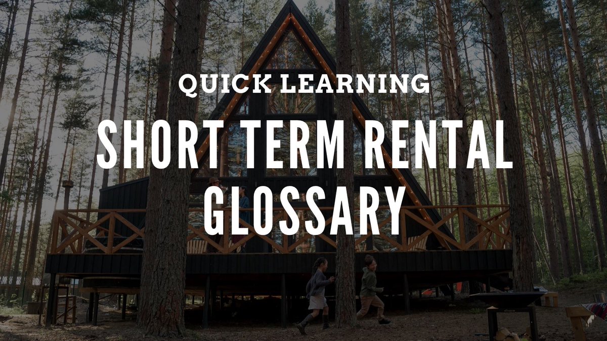 Here’s a short term rental dictionary we compiled - and keep adding to it. Click here: rentalhostreport.com/essential-glos…

#airbnbhost #shorttermrentalhost #rentalhost #vrbohost