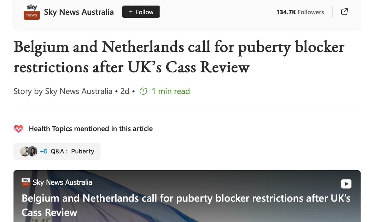 If you're wondering why all the hysteria about the Cass review, it's because news has reached every corner of the world Terf island has done its thing and trans extremists are in a panic