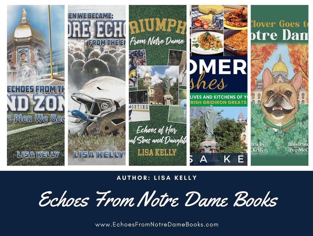 TGIF! 🌞 If you're planning to visit South Bend this weekend for the Blue & Gold Football Game, make sure to swing by the bookstore and pick up one of my books. There's something for everyone – from three captivating non-fiction books about former Notre Dame athletes to a…