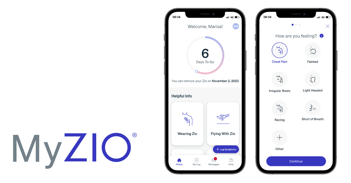 Do your patients wear Zio ECG monitors? With the MyZio app, patients can easily log symptoms, receive helpful wear-time reminders, and get answers to monitor support FAQs. The MyZio app is available on the App Store and on Google Play. bit.ly/3thp0dR