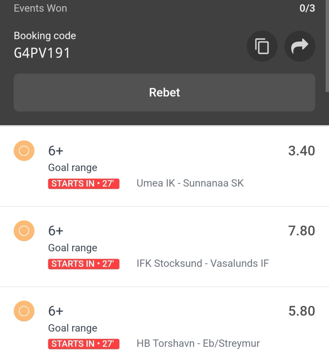 Goal Range 500k pending 👇 odibets.com/share/G4PV191 👆 Click here to place bet A win is highly possible