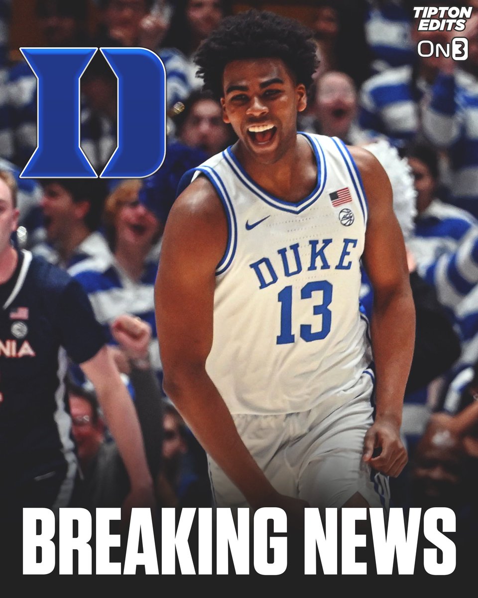 BREAKING: Duke forward Sean Stewart, a former 5⭐️ recruit and McDonald’s All-American, will enter the transfer portal, he tells @On3sports. on3.com/college/duke-b…