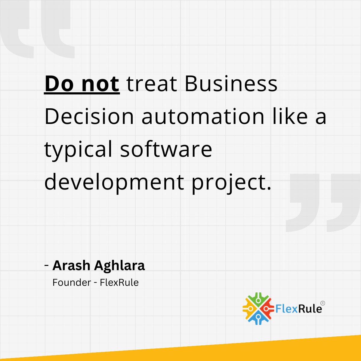 Treating Decision Automation like a typical software dev project is expensive and time consuming.

There is a better way - to establish a lean and self-sufficient DecisionOps team.

▶️ flexrule.com/links/p1ki

#decisionautomation #decisionintelligence #businessrules